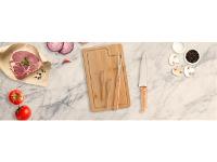 Kit para Churrasco e Petisco em Bambu Porcelana 7 Peças - 2