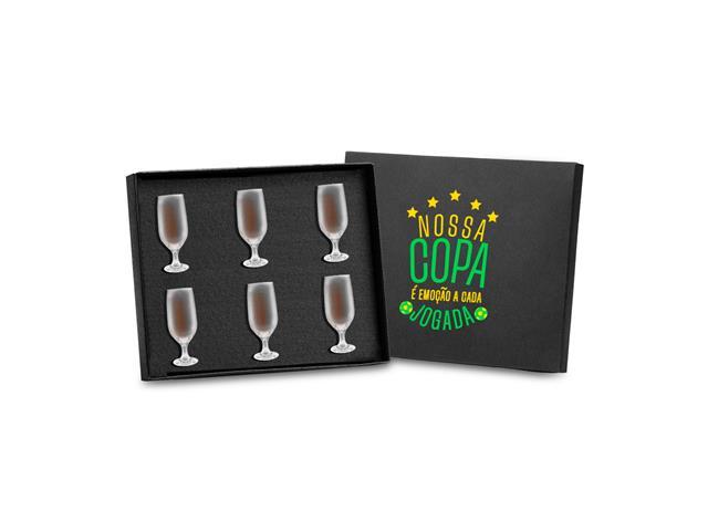 Jogo de Copos para Cerveja em Vidro 6 Peças - 1