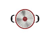 Caçarola Tramontina Turim Antiaderente Starflon Max Vermelha 24Cm - 4