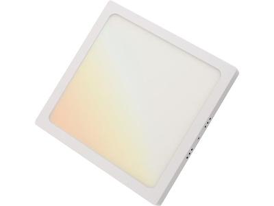 Plafon Quadrado de Sobrepor Tramontina Smart Led 1300 lm 18 W