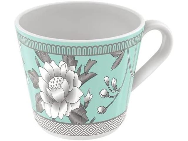 Xícara Chá Tramontina Helen em Porcelana Decorada 185 ml - 1