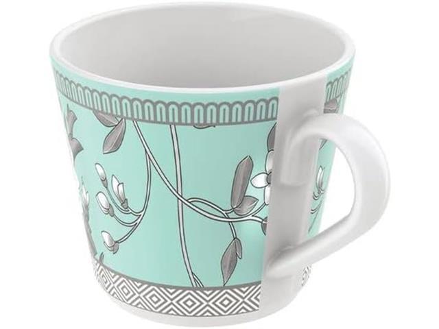 Xícara Chá Tramontina Helen em Porcelana Decorada 185 ml - 4