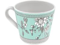 Xícara Chá Tramontina Helen em Porcelana Decorada 185 ml - 2