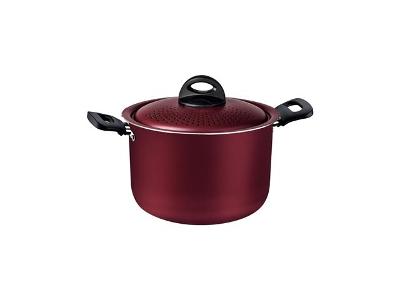 Espagueteira Tramontina Loreto Antiaderente Starflon Max Vermelha 22CM