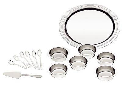 Kit para Sobremesa Tramontina Ciclo em Aço Inox 14 Peças