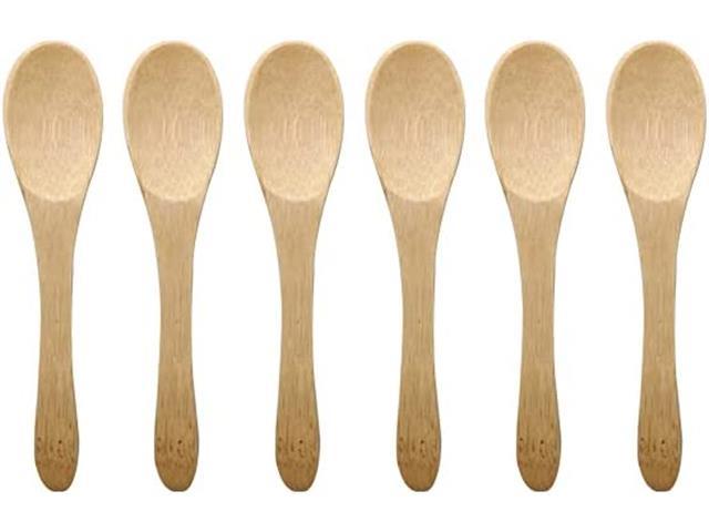 Conjunto de Mini Colheres Oikos de Bambu 6 Peças - 2
