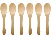 Conjunto de Mini Colheres Oikos de Bambu 6 Peças - 2