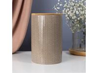 Pote Zig Zag Dolomita Oikos com Tampa de Bambu 1,5L - 3