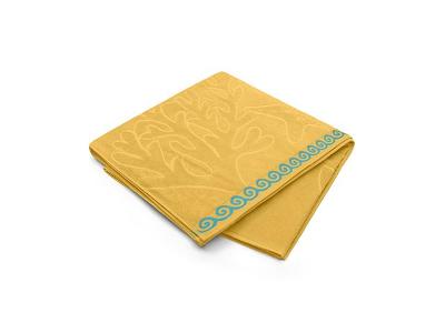 Toalha de Praia Buettner Golfinhos Amarelo Cítrino