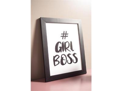 Quadro Decorativo Girl Boss