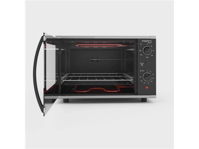 Forno Elétrico De Bancada Fogatti Top40 40 Litros Preto 220V - 2