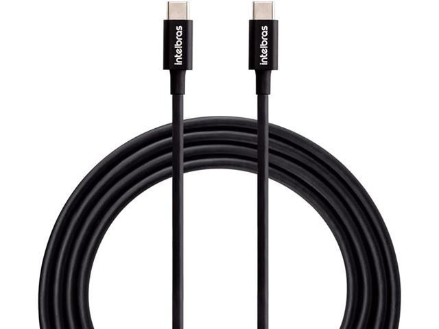 Cabo Usb-c Intelbras 1,2m Pvc Preto EUCC 12PP - 1