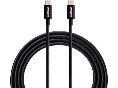 Cabo Usb-c Intelbras 1,2m Pvc Preto EUCC 12PP