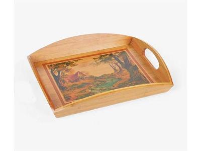 Bandeja para Servir em Bambu Itália 35CM