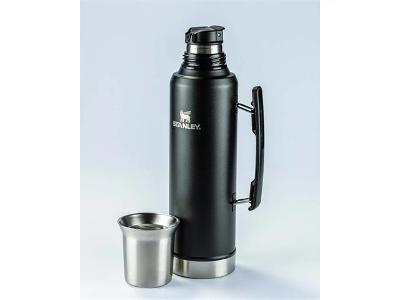 Garrafa Térmica Stanley Chimarrão Mate System 1,6L Preto