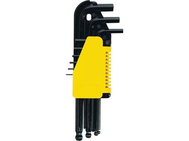 Jogo De Chaves Stanley Hexagonais Abauladas Longas Em MilÃ­metros - 2