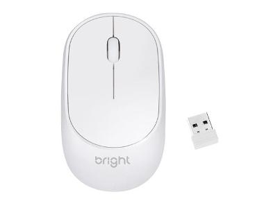 Mouse Sem Fio Bright Branco