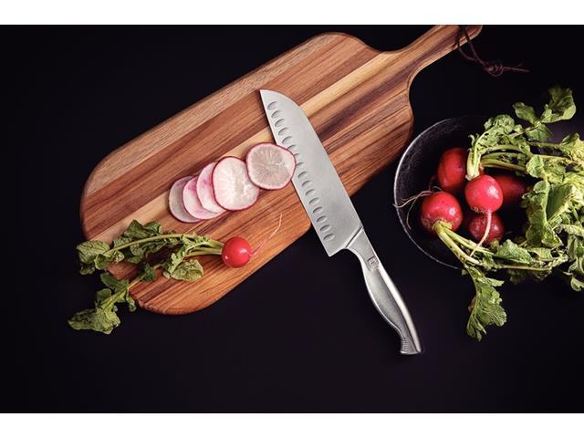 Faca Santoku Tramontina Sublime em Aço Inox 7,5" - 2