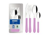 Faqueiro Tramontina Leme com Lâminas em Aço Inox Lavanda 12 Pçs - 3