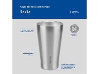 Copo Térmico Tramontina em Aço Inox sem Tampa 550 ml - 3
