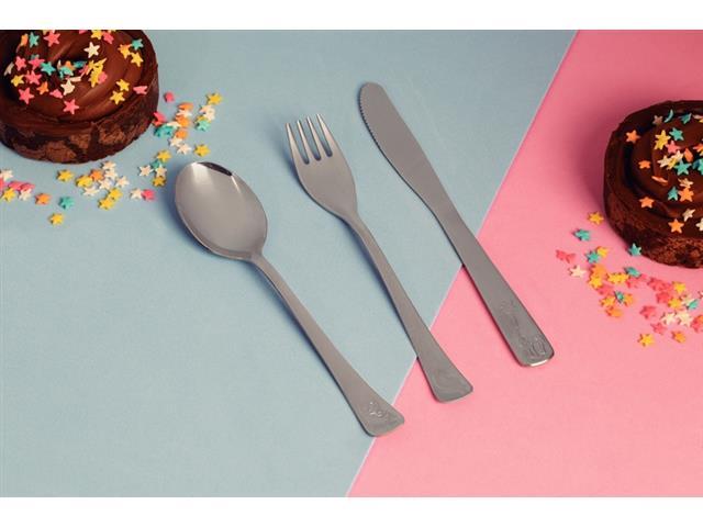 Conjunto de Talheres Infantis Tramontina em Aço Inox com Estojo 05 Pçs - 1
