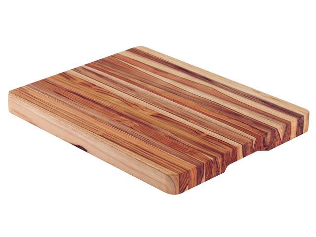 Tábua com Empunhadura Churrasco Tramontina em Madeira Teca 50x38 cm - 1