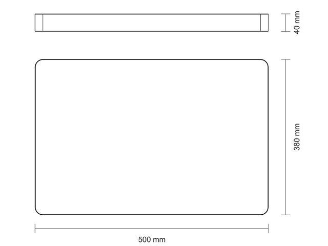 Tábua com Empunhadura Churrasco Tramontina em Madeira Teca 50x38 cm - 4