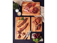 Tábua com Empunhadura Churrasco Tramontina em Madeira Teca 50x38 cm - 3