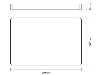 Tábua com Empunhadura Churrasco Tramontina em Madeira Teca 50x38 cm - 4