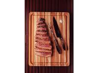 Tábua com Sulco para Churrasco Tramontina em Madeira Teca 40x30 cm - 3