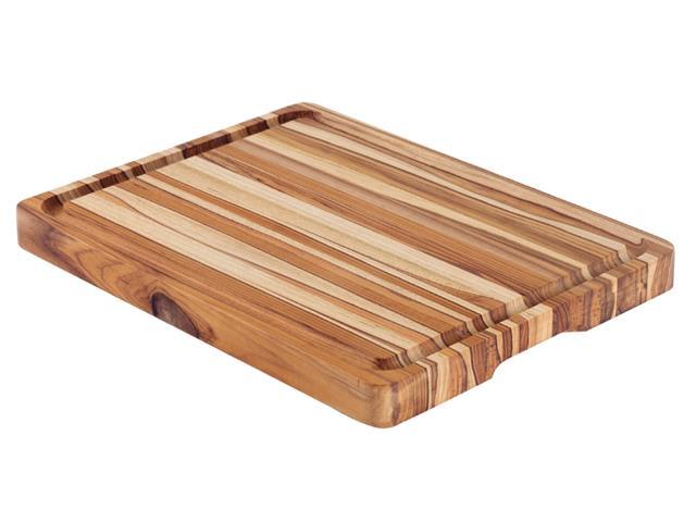 Tábua com Sulco Churrasco Tramontina em Madeira Teca 50x38 cm - 1
