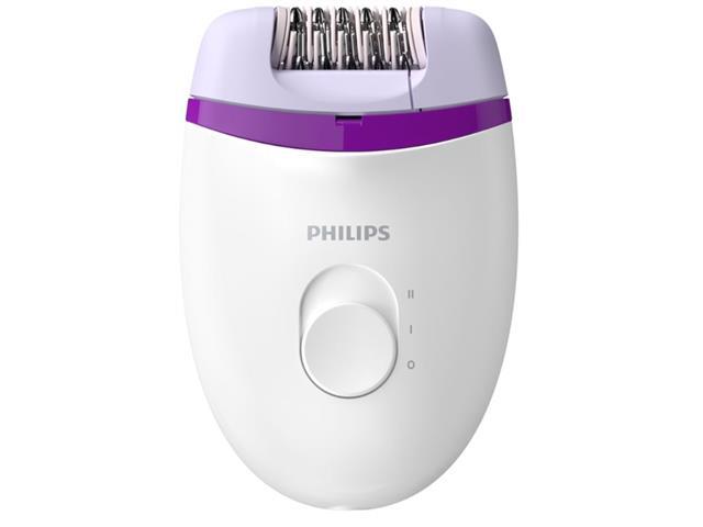 Depilador Elétrico Philips Satinelle Essential 2 Vel Branco e Roxo - 1