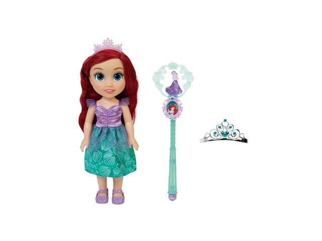 Boneca Princesas Disney Multikids Ariel com Varinha e Tiara - 1
