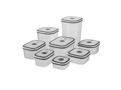 Potes Herméticos de Plástico Cinza Electrolux com 8 Unidades