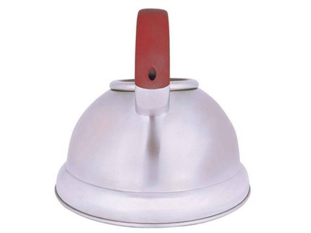 Chaleira MOR Diletta Aço Inox Fundo Triplo Vermelha 3 Litros - 4