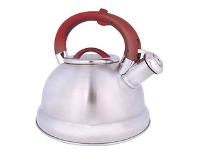 Chaleira MOR Diletta Aço Inox Fundo Triplo Vermelha 3 Litros - 3