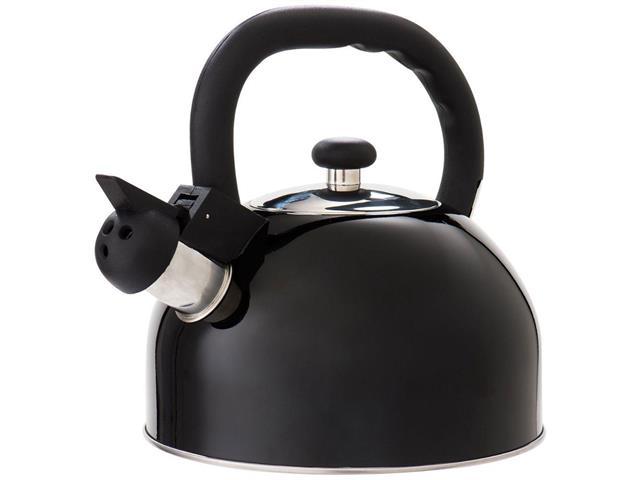 Chaleira MOR Mattina Aço Inox Preta 2,5 Litros - 1