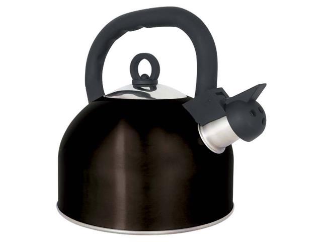 Chaleira MOR Mattina Aço Inox Preta 2,5 Litros - 2