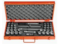 Maleta com Soquetes Estriados e Acessórios Tramontina 43 Peças - 1