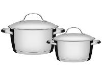 Jogo de Panelas Tramontina Allegra Aço Inox 2 Peças - 1