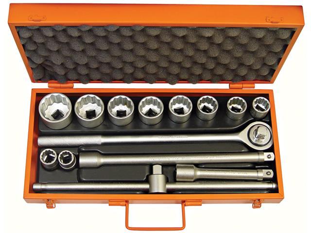 Maleta com Soquetes Estriados Tramontina 3/4" 14 Peças - 1