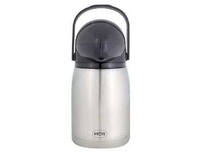 Garrafa Térmica de Pressão MOR Nobile Total Inox 1,3 Litros