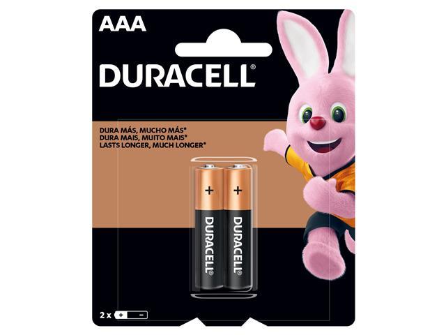 Pilha Alcalina AAA Palito Duracell com 2 Unidades - 1