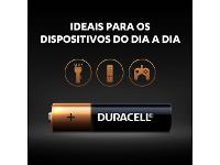 Pilha Alcalina AAA Palito Duracell com 2 Unidades - 3