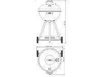 Churrasqueira a Carvão TCP-560L Tramontina em Aço Esmaltado com Grelha - 3