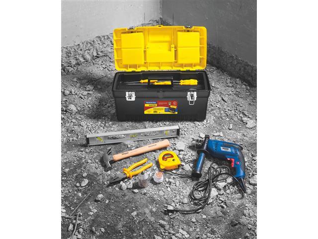 Caixa Plastica para Ferramentas com 2 Travas Tramontina 20" - 4
