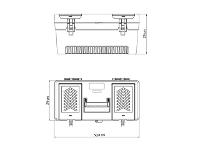 Caixa Plastica para Ferramentas com 2 Travas Tramontina 20" - 3