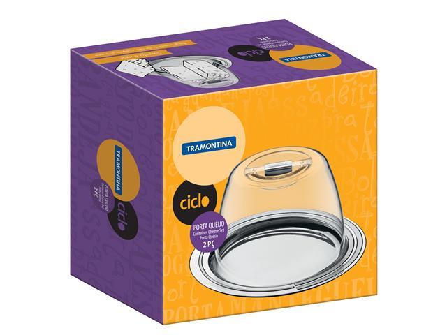 Conjunto Porta Queijo Tramontina Ciclo 2 Peças - 2