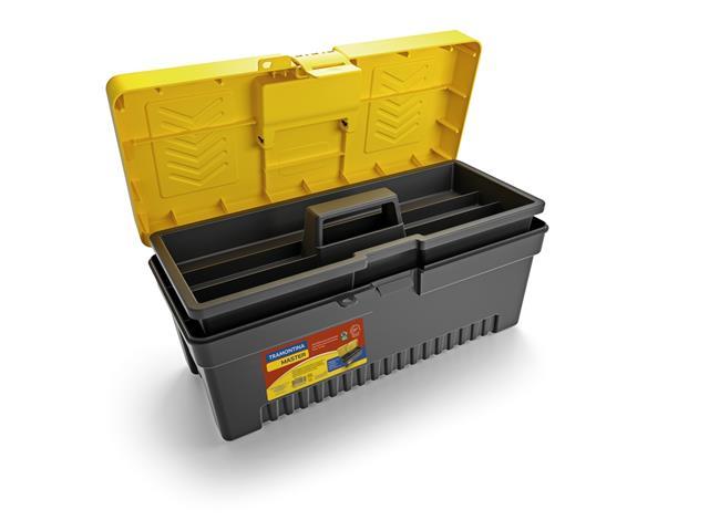 Caixa Plástica Tramontina para Ferramentas 17 Pol. C/Bandeja Removível - 2