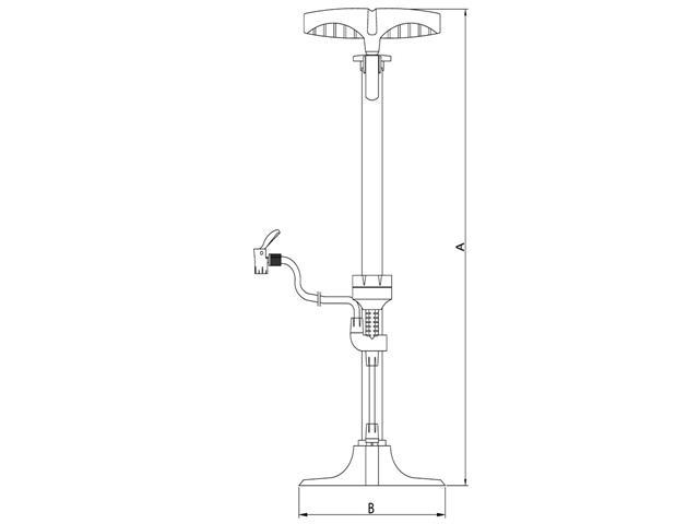 Bomba de Ar Manual Tramontina 160 psi/11 Bar - 2